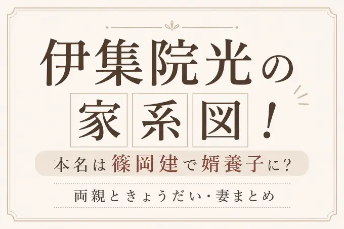 伊集院光の家系図！本名は篠岡建で婿養子に？両親ときょうだい・妻まとめ